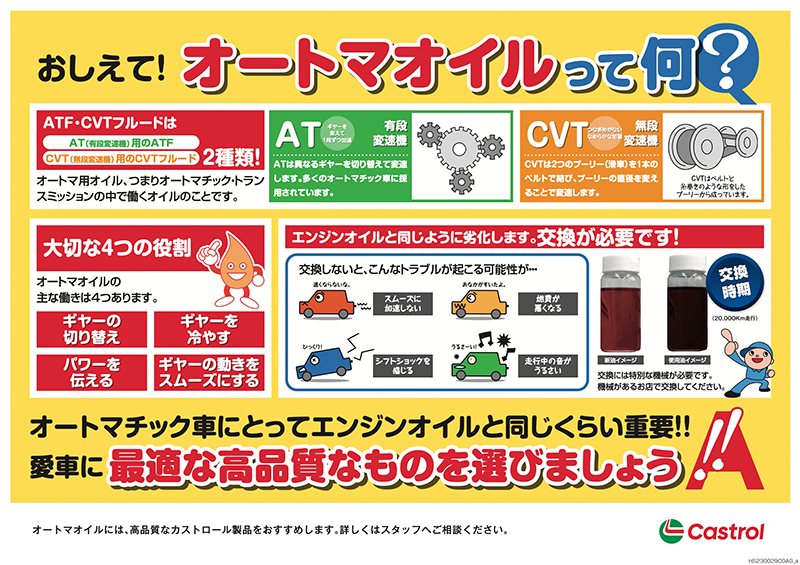 おしえて!オートマオイルって何?