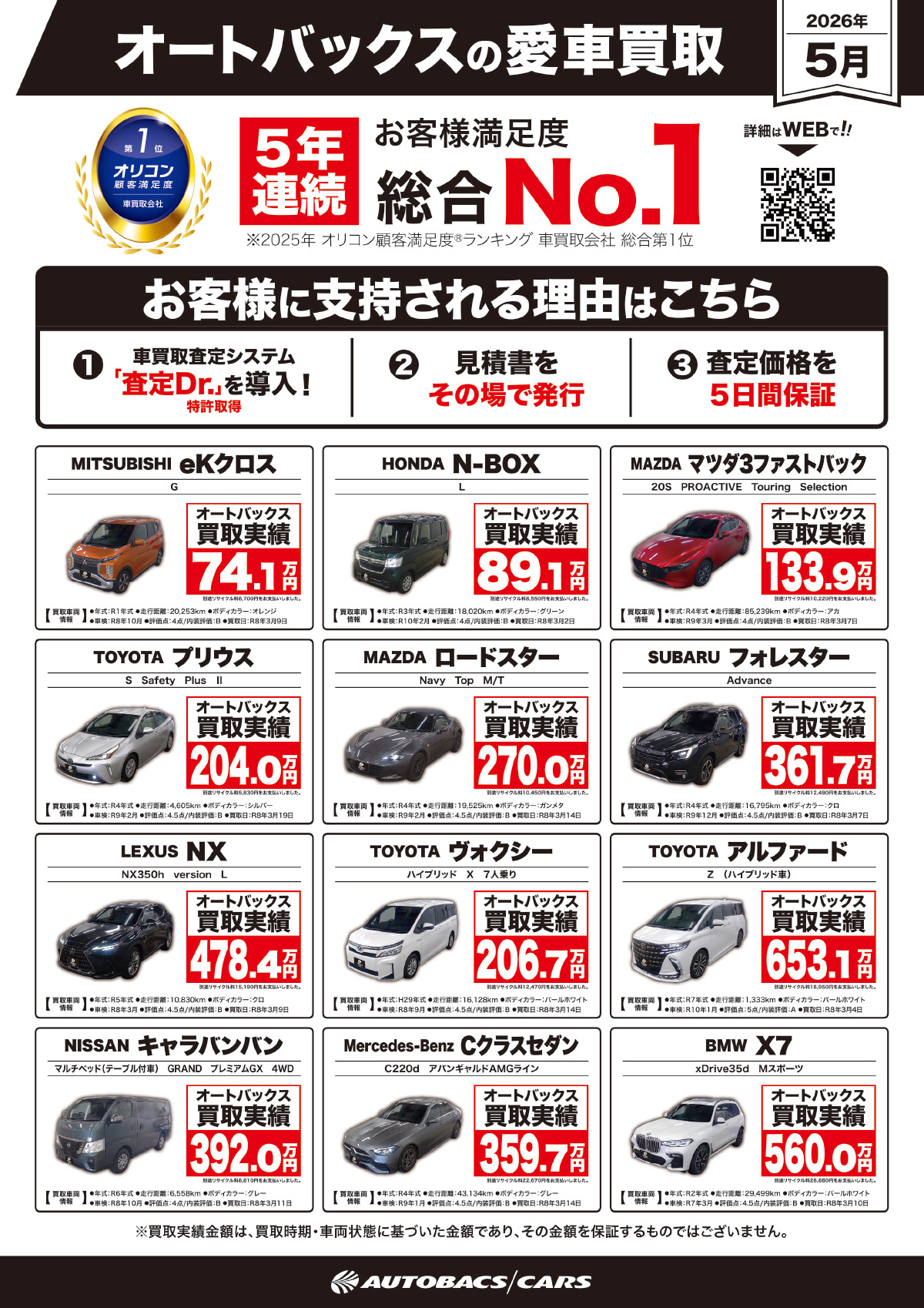 オートバックスの愛車買取